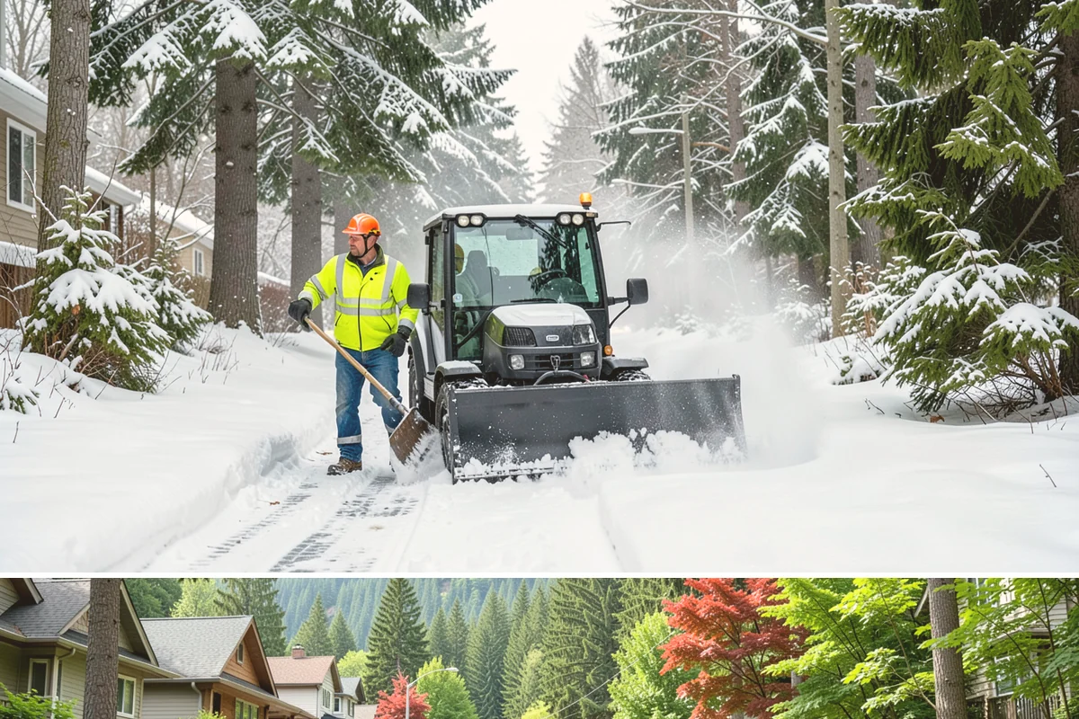 Asphalt Driveway Deicing in Darrington, Snohomish County, WA - Treat asphalt driveways during clear, cold nights after a thaw, the classic refreeze setup in the lowlands from December through...