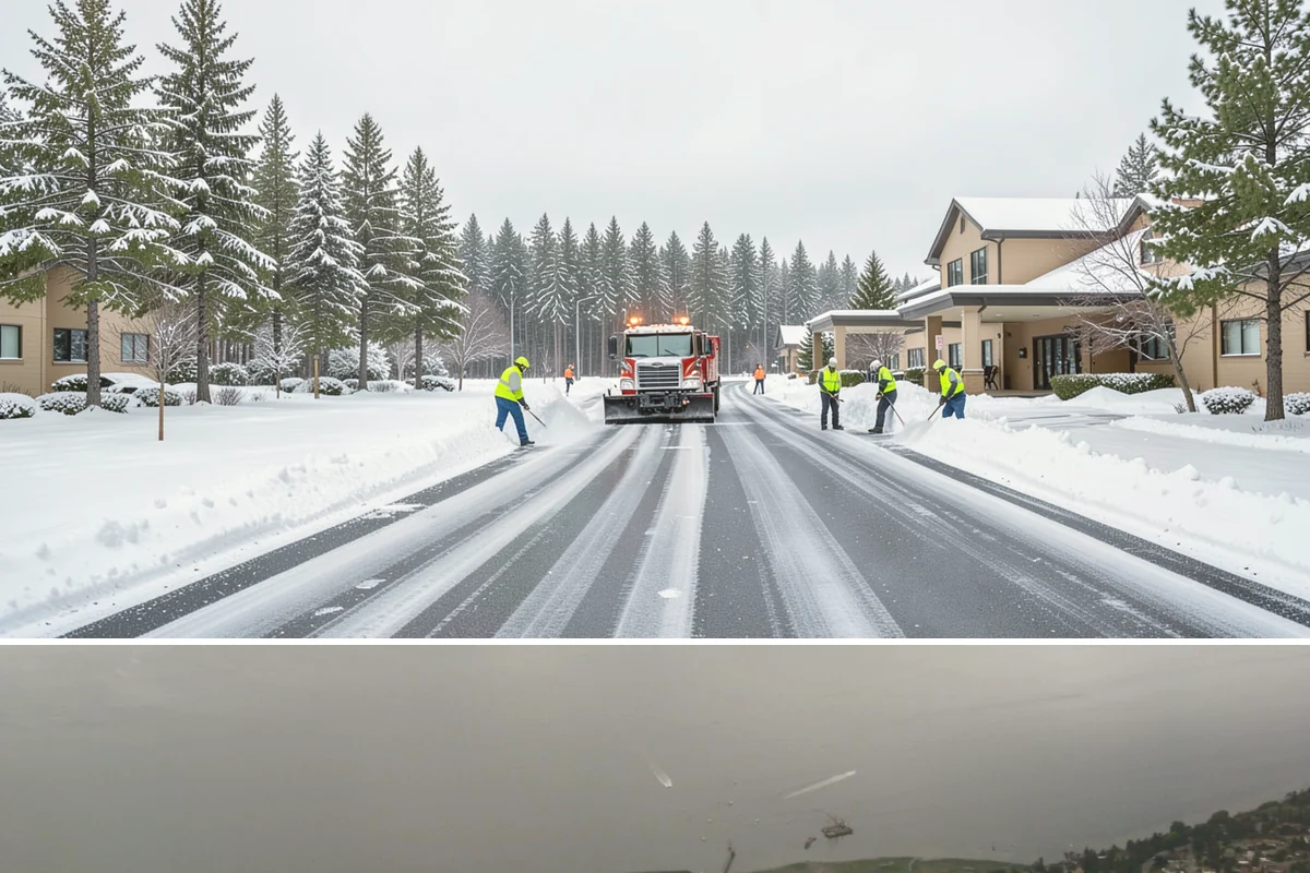 Asphalt Driveway Deicing in Des Moines, King County, WA - Treat asphalt driveways during clear, cold nights after a thaw, the classic refreeze setup in the lowlands from December through...