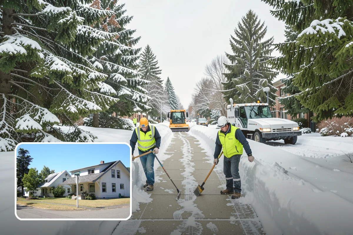 Asphalt Driveway Deicing in DuPont, Pierce County, WA - Breaks the black ice that forms on asphalt after sunset