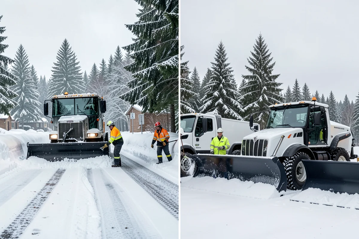 Asphalt Driveway Deicing in DuPont, Pierce County, WA - Check the surface temperature and existing ice bond