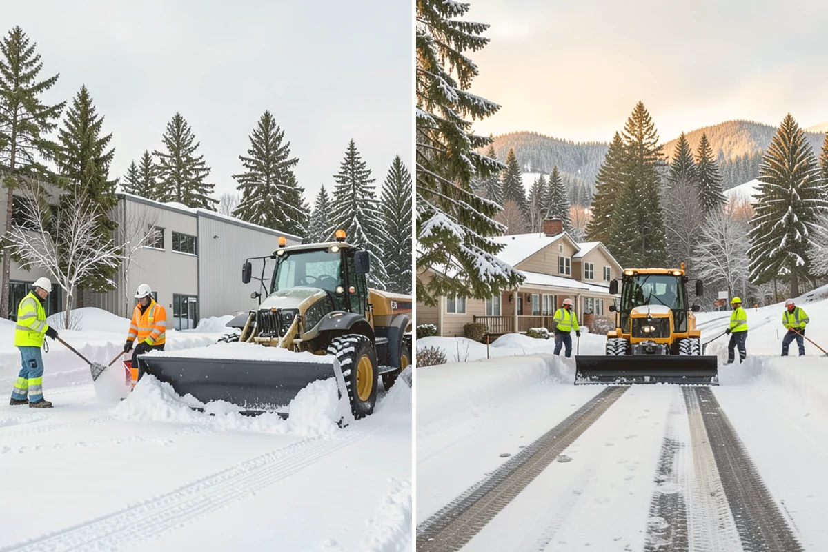 Asphalt Driveway Deicing in Edmonds, Snohomish County, WA - Check the surface temperature and existing ice bond
