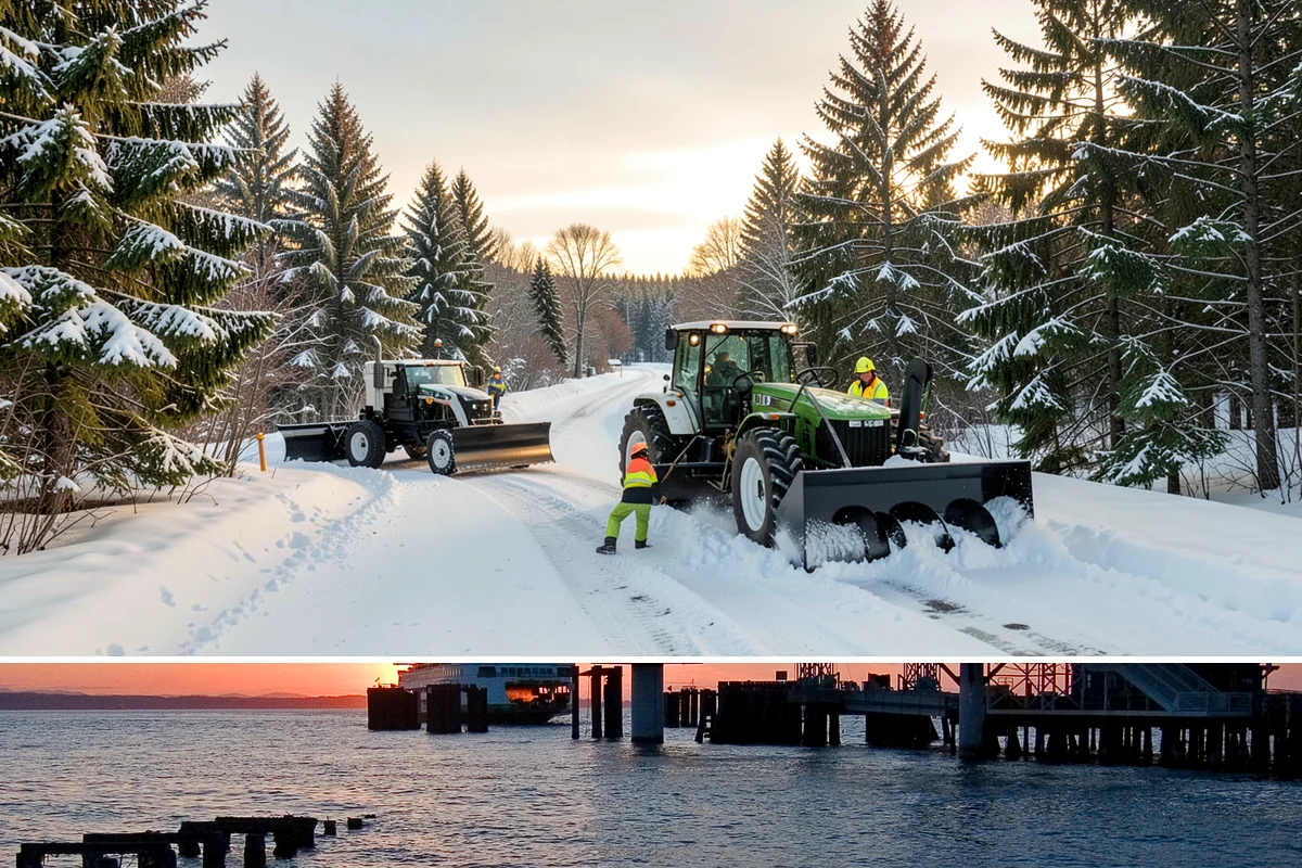 Asphalt Driveway Deicing in Edmonds, Snohomish County, WA - Treat asphalt driveways during clear, cold nights after a thaw, the classic refreeze setup in the lowlands from December through...