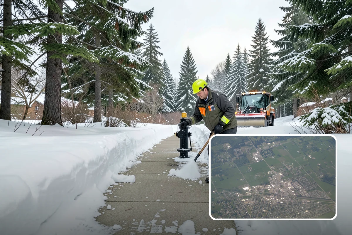 Asphalt Driveway Deicing in Enumclaw, King County, WA - Breaks the black ice that forms on asphalt after sunset