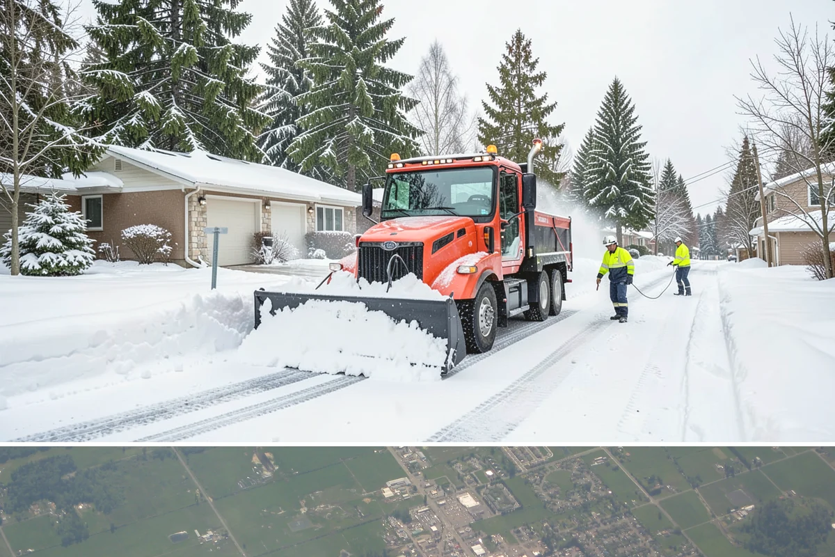 Asphalt Driveway Deicing in Enumclaw, King County, WA - Treat asphalt driveways during clear, cold nights after a thaw, the classic refreeze setup in the lowlands from December through...