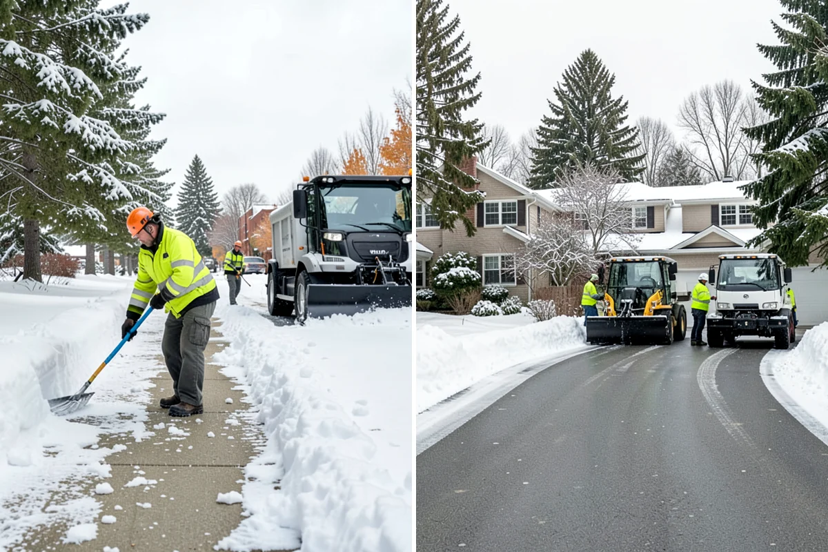 Asphalt Driveway Deicing in Everett, Snohomish County, WA - Check the surface temperature and existing ice bond