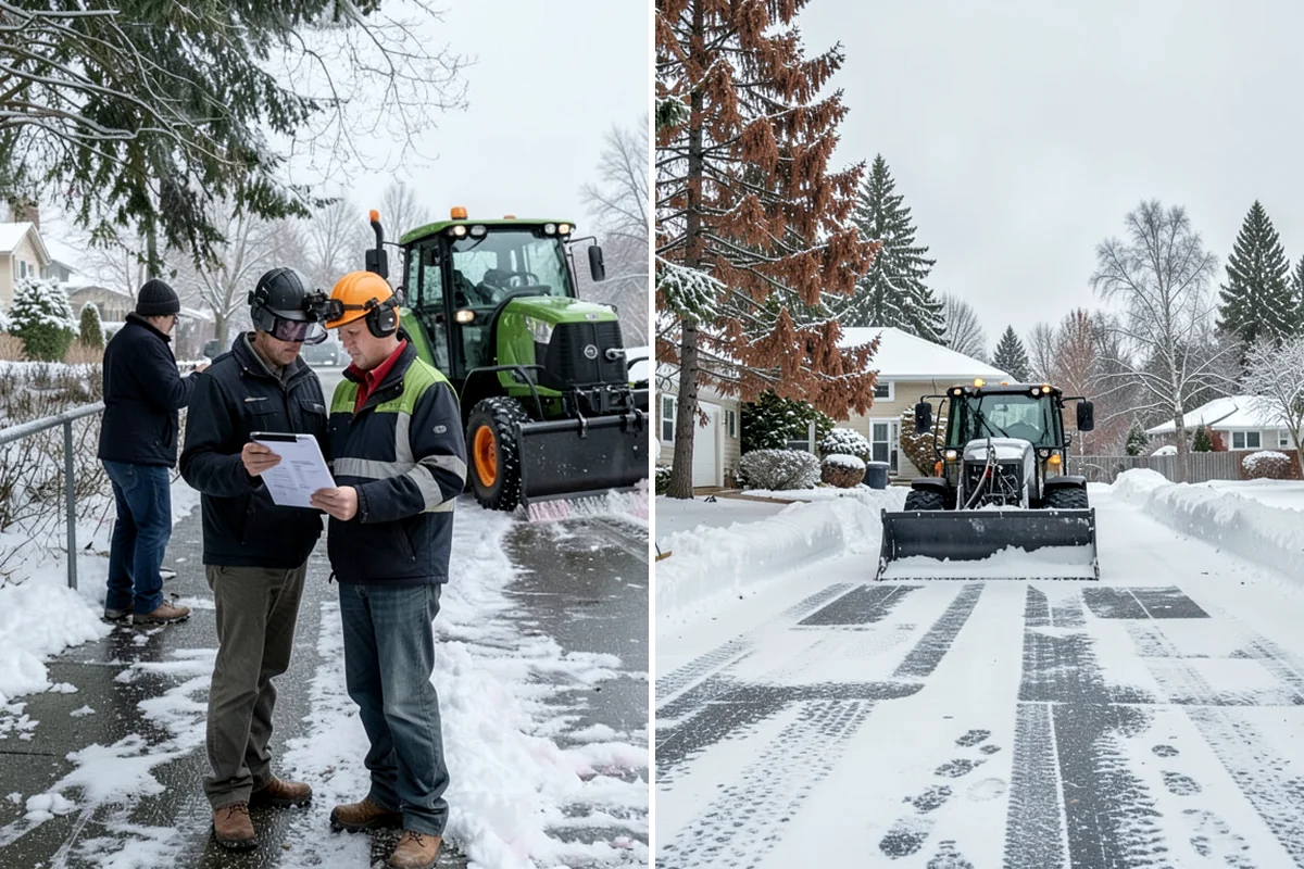 Asphalt Driveway Deicing in Fircrest, Pierce County, WA - Check the surface temperature and existing ice bond