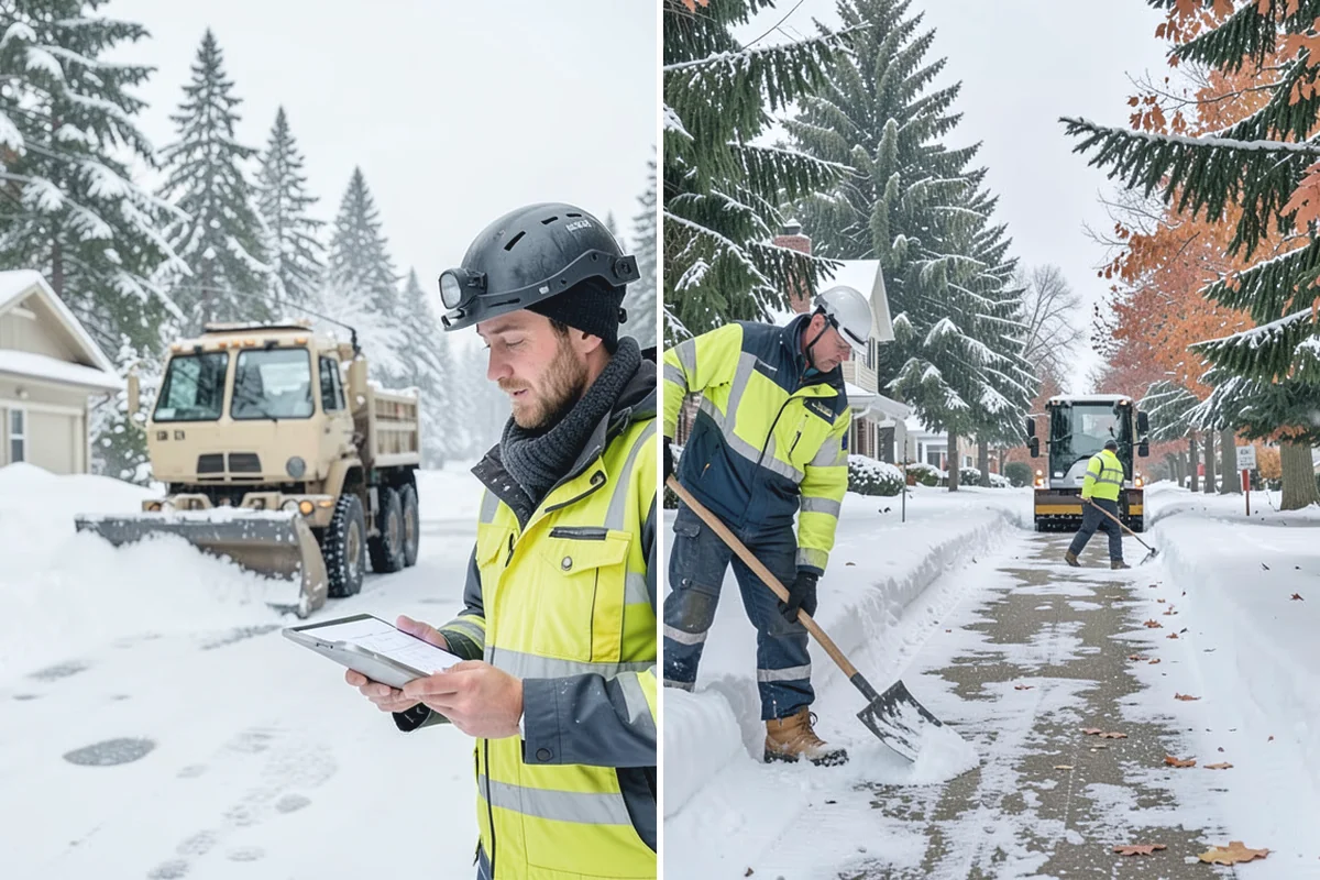 Asphalt Driveway Deicing in Gold Bar, Snohomish County, WA - Check the surface temperature and existing ice bond