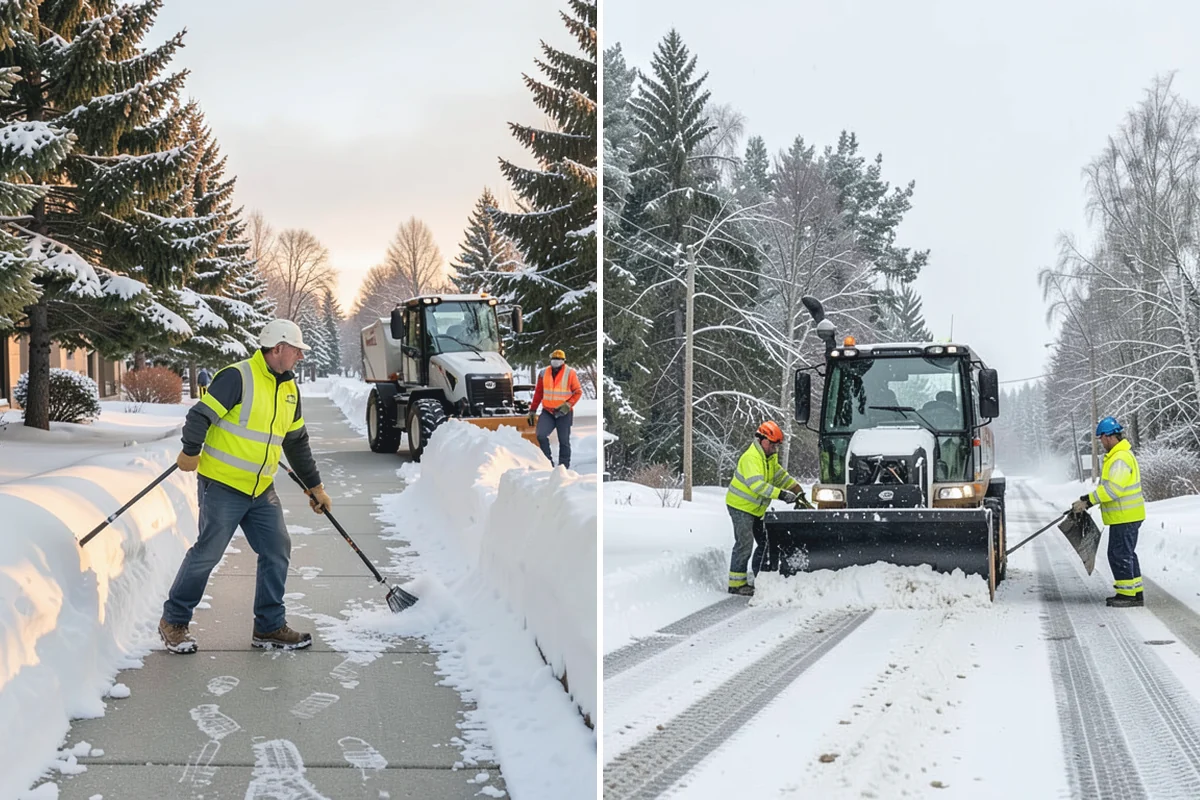 Asphalt Driveway Deicing in Hamilton, Skagit County, WA - Check the surface temperature and existing ice bond