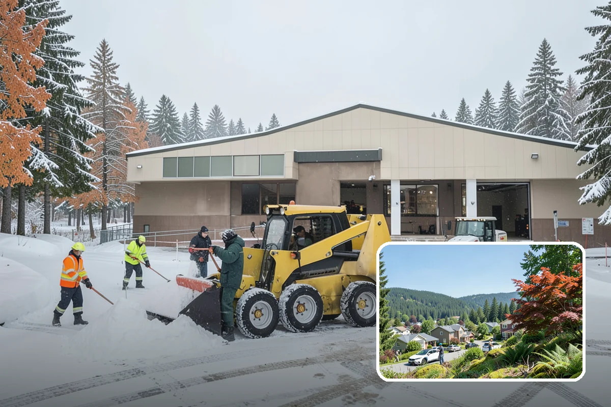 Asphalt Driveway Deicing in Index, Snohomish County, WA - Breaks the black ice that forms on asphalt after sunset