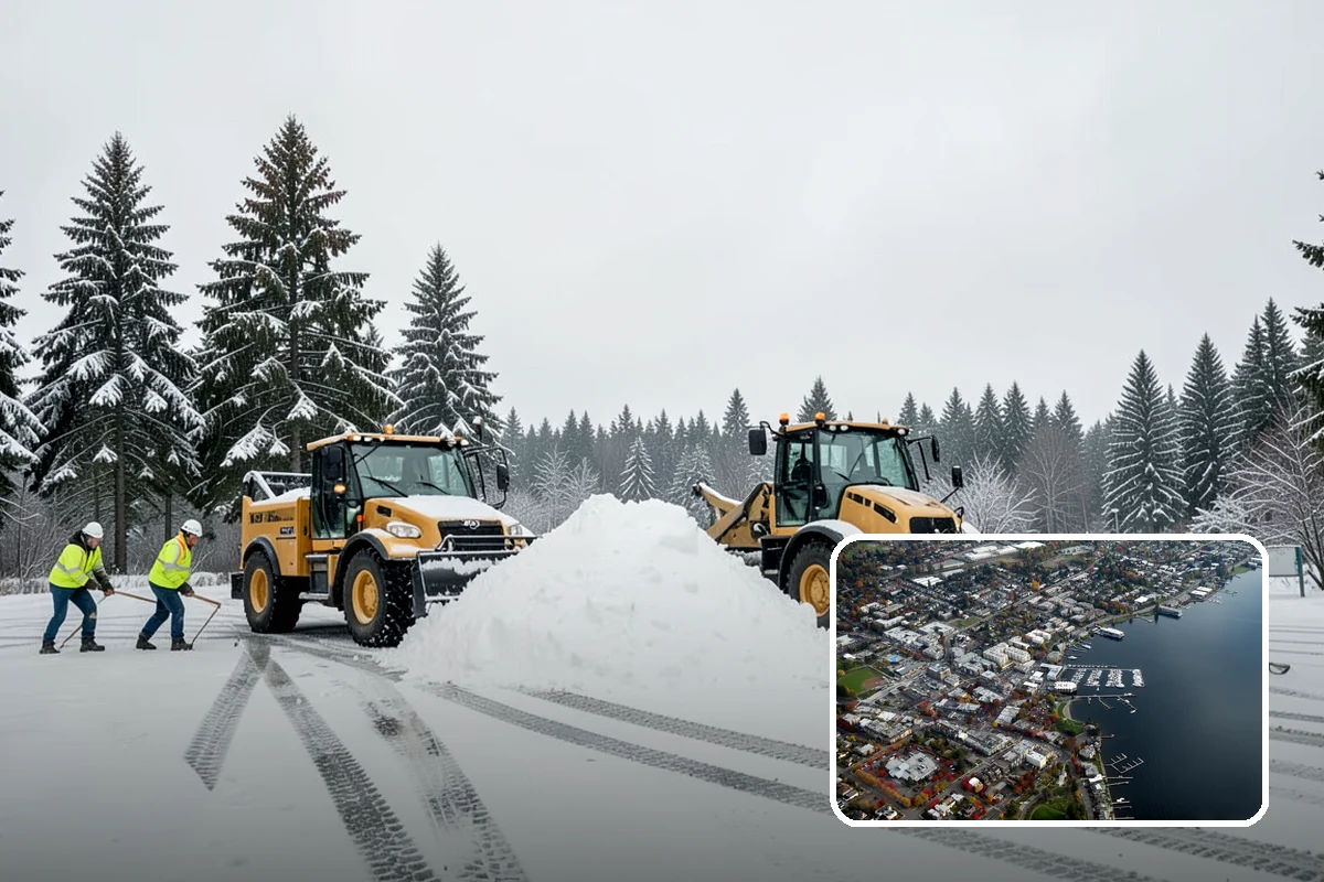 Asphalt Driveway Deicing in Kirkland, King County, WA - Breaks the black ice that forms on asphalt after sunset