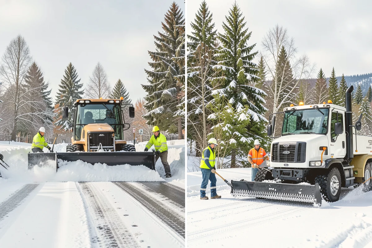 Asphalt Driveway Deicing in Kirkland, King County, WA - Check the surface temperature and existing ice bond