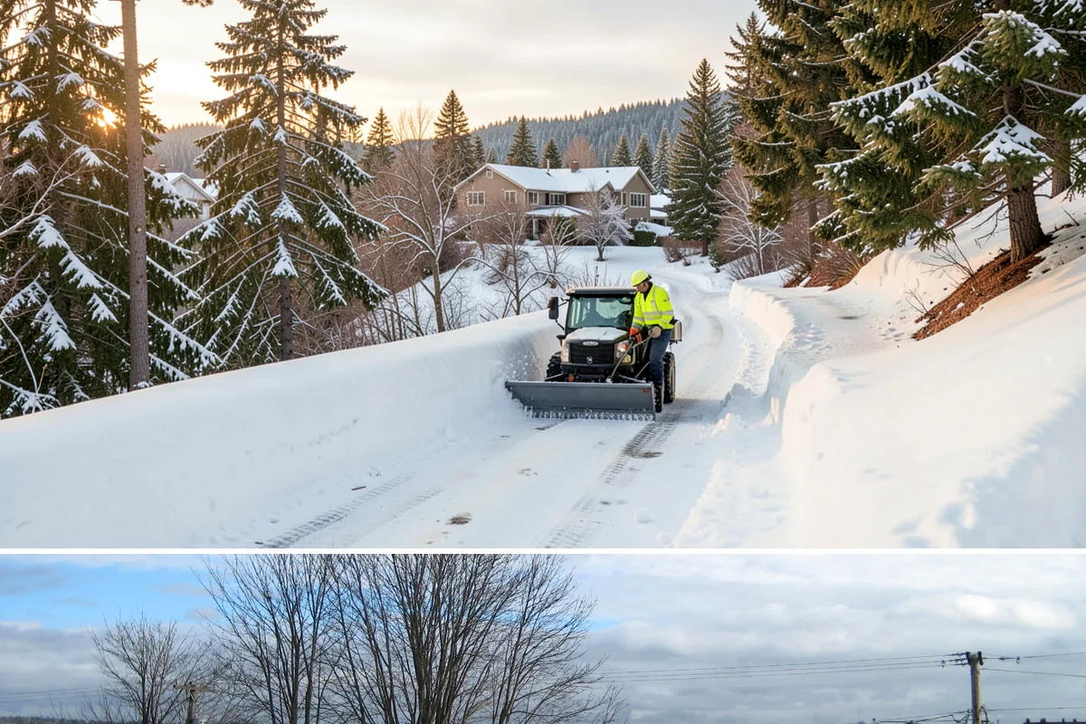 Asphalt Driveway Deicing in Langley, Island County, WA - Treat asphalt driveways during clear, cold nights after a thaw, the classic refreeze setup in the lowlands from December through...