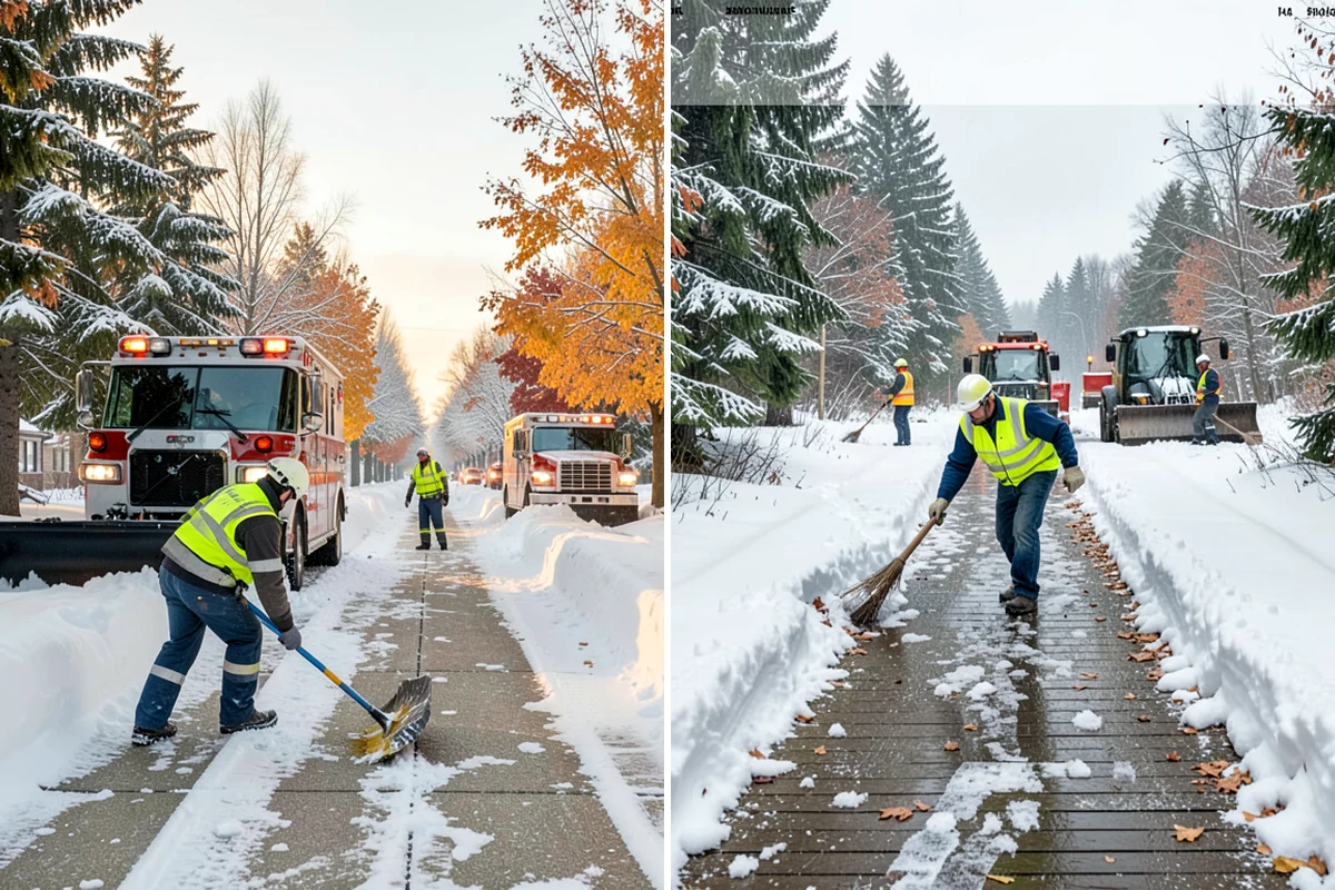 Asphalt Driveway Deicing in Lyman, Skagit County, WA - Check the surface temperature and existing ice bond