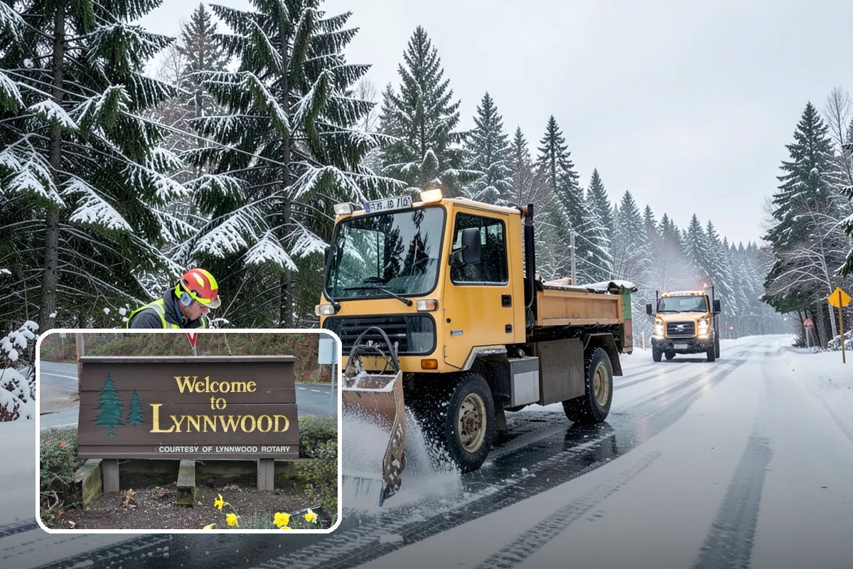 Asphalt Driveway Deicing in Lynnwood, Snohomish County, WA - Breaks the black ice that forms on asphalt after sunset