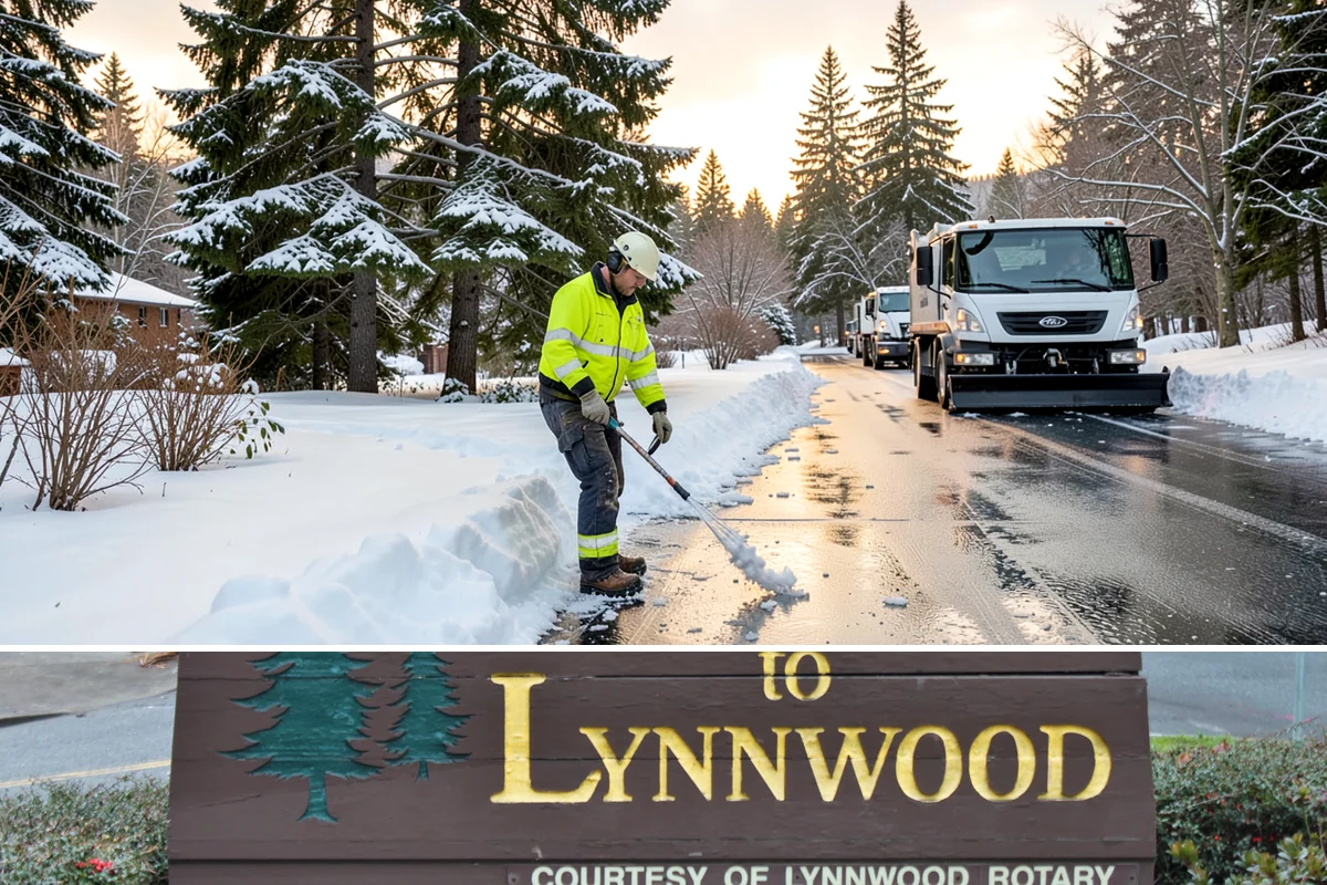 Asphalt Driveway Deicing in Lynnwood, Snohomish County, WA - Treat asphalt driveways during clear, cold nights after a thaw, the classic refreeze setup in the lowlands from December through...