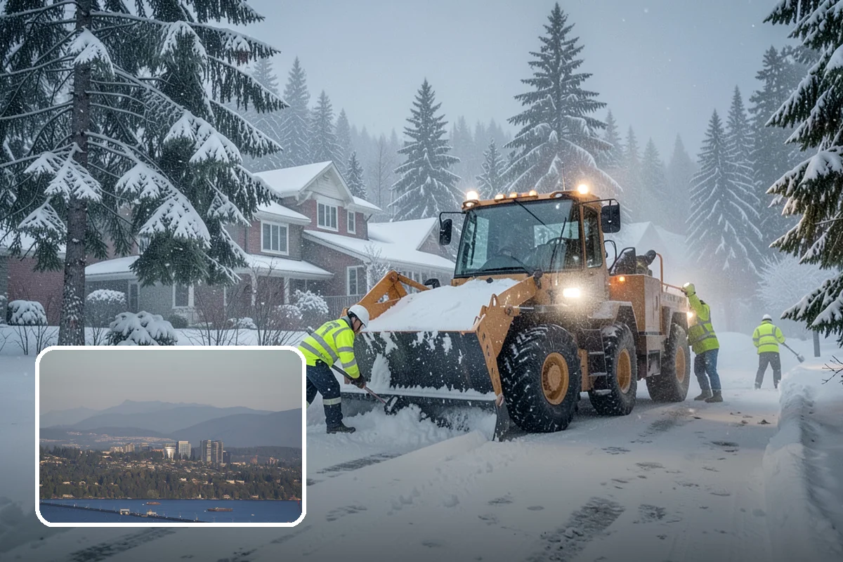 Asphalt Driveway Deicing in Medina, King County, WA - Breaks the black ice that forms on asphalt after sunset