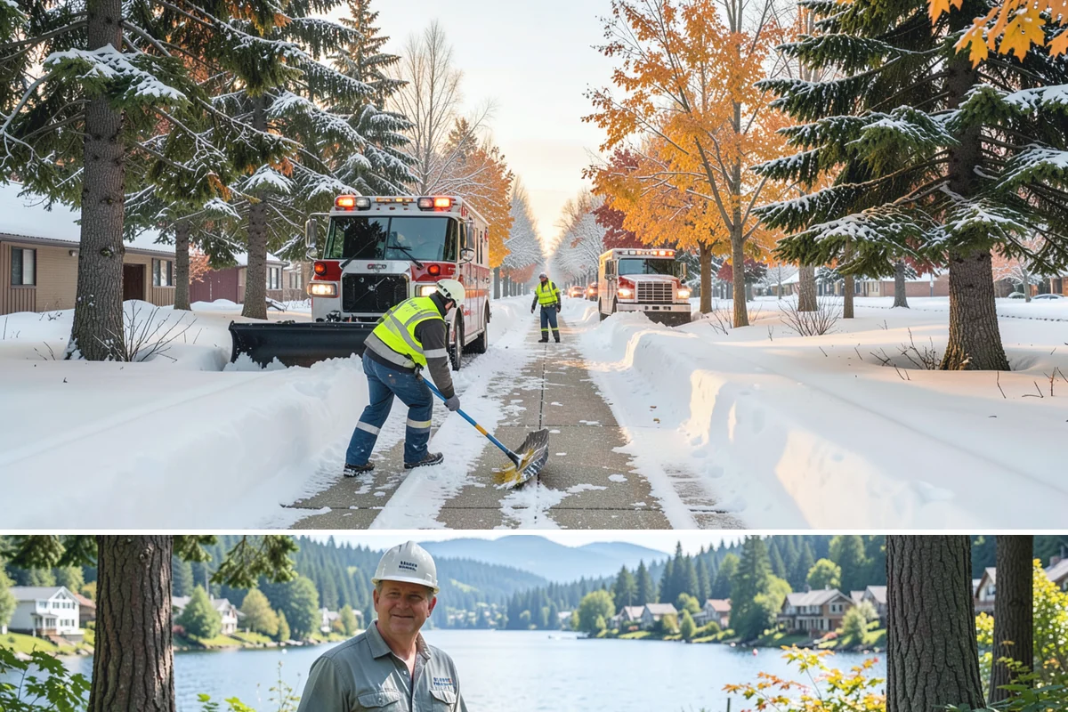 Asphalt Driveway Deicing in Milton, King County, WA - Treat asphalt driveways during clear, cold nights after a thaw, the classic refreeze setup in the lowlands from December through...