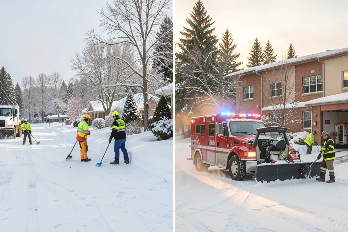 Asphalt Driveway Deicing in Monroe, Snohomish County, WA - Check the surface temperature and existing ice bond
