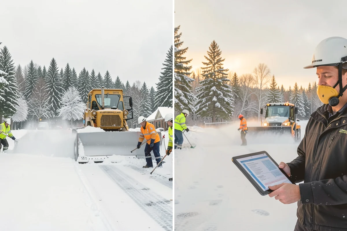 Asphalt Driveway Deicing in Mount Vernon, Skagit County, WA - Check the surface temperature and existing ice bond