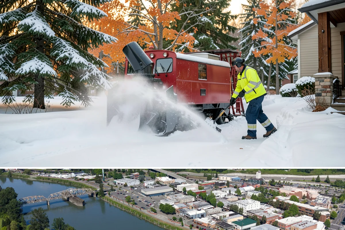 Asphalt Driveway Deicing in Mount Vernon, Skagit County, WA - Treat asphalt driveways during clear, cold nights after a thaw, the classic refreeze setup in the lowlands from December through...