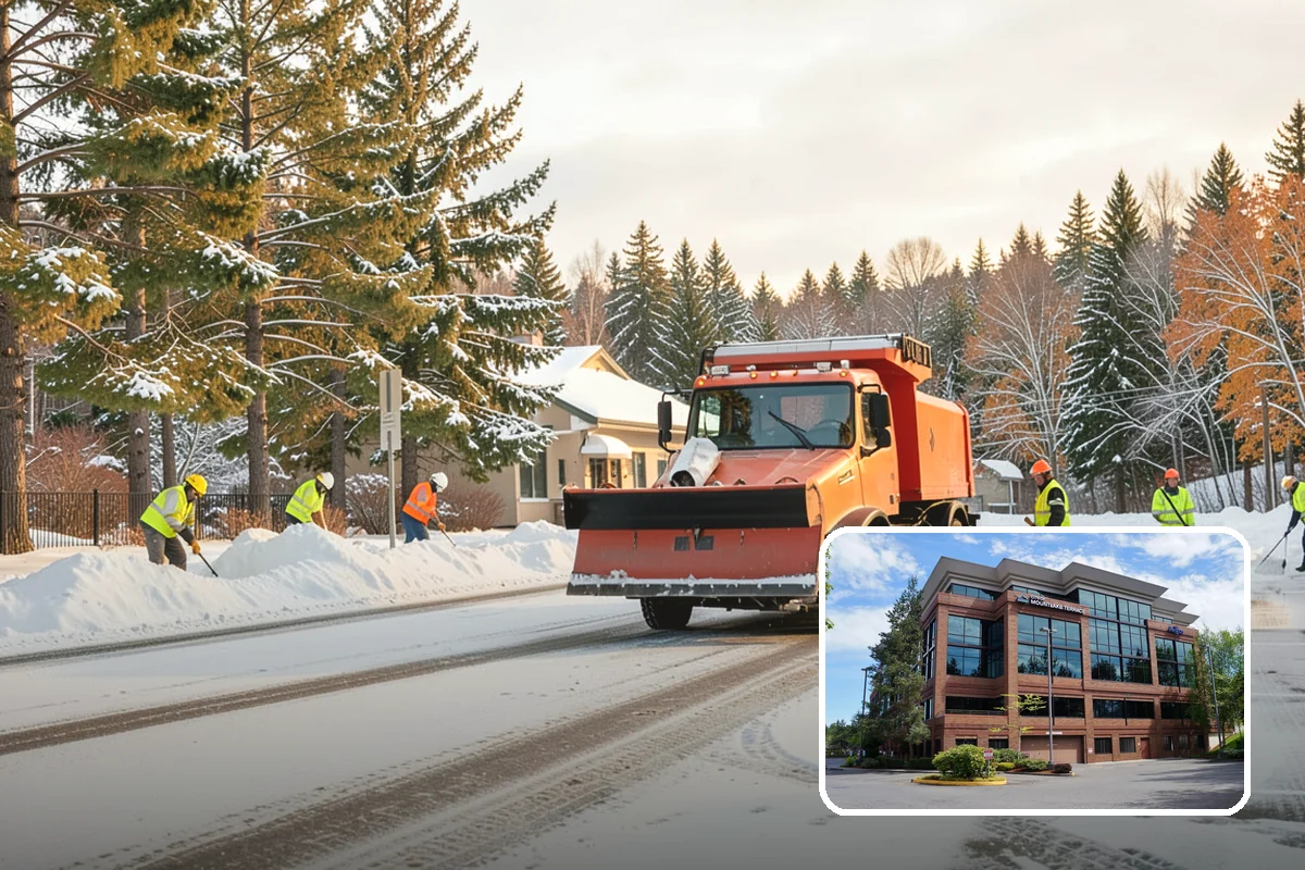 Asphalt Driveway Deicing in Mountlake Terrace, Snohomish County, WA - Breaks the black ice that forms on asphalt after sunset