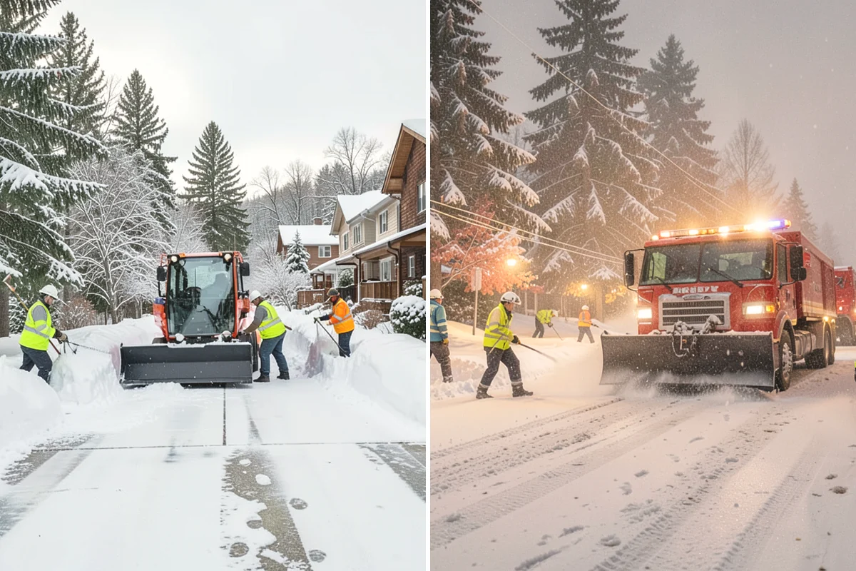 Asphalt Driveway Deicing in Mountlake Terrace, Snohomish County, WA - Check the surface temperature and existing ice bond