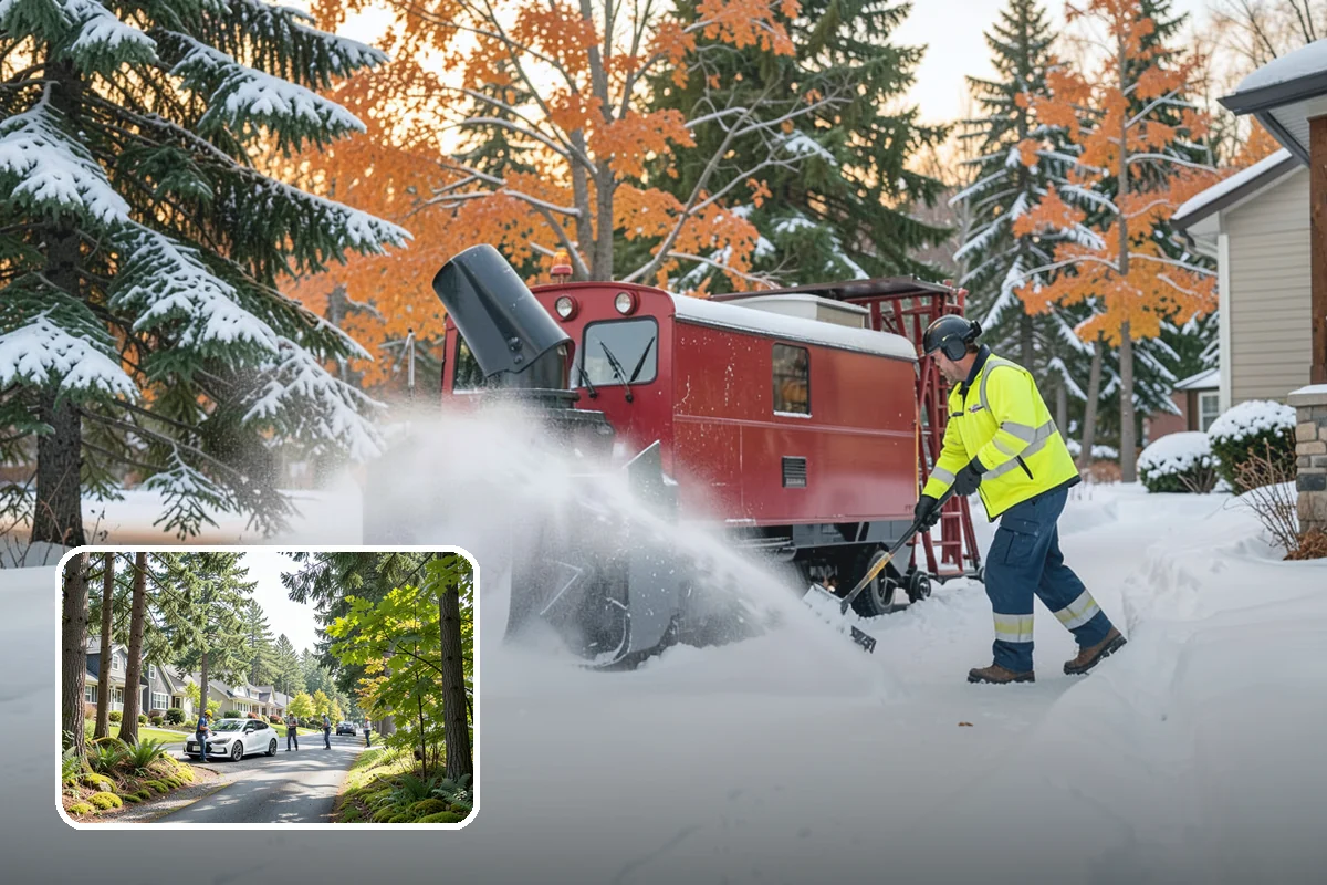 Asphalt Driveway Deicing in Normandy Park, King County, WA - Breaks the black ice that forms on asphalt after sunset