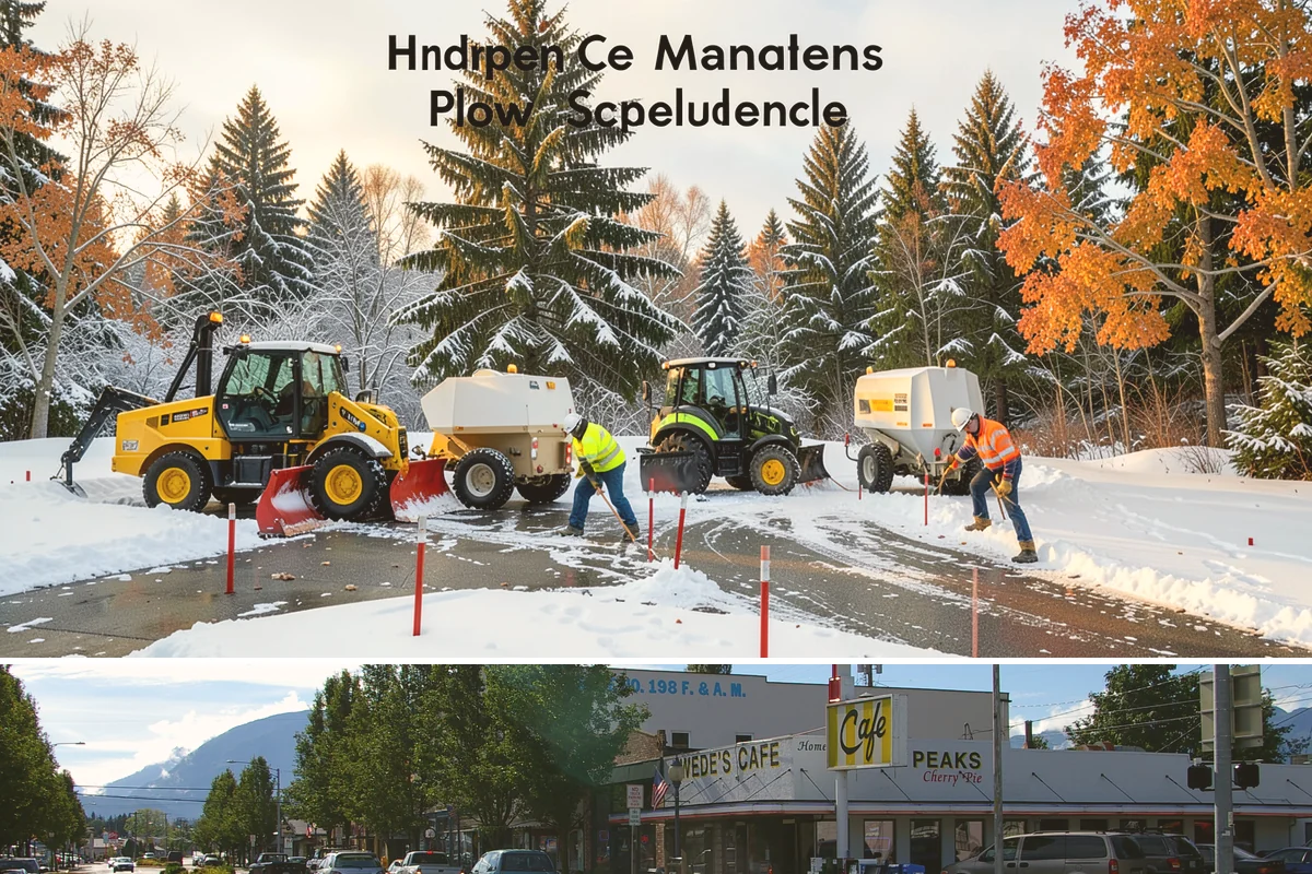 Asphalt Driveway Deicing in North Bend, King County, WA - Treat asphalt driveways during clear, cold nights after a thaw, the classic refreeze setup in the lowlands from December through...