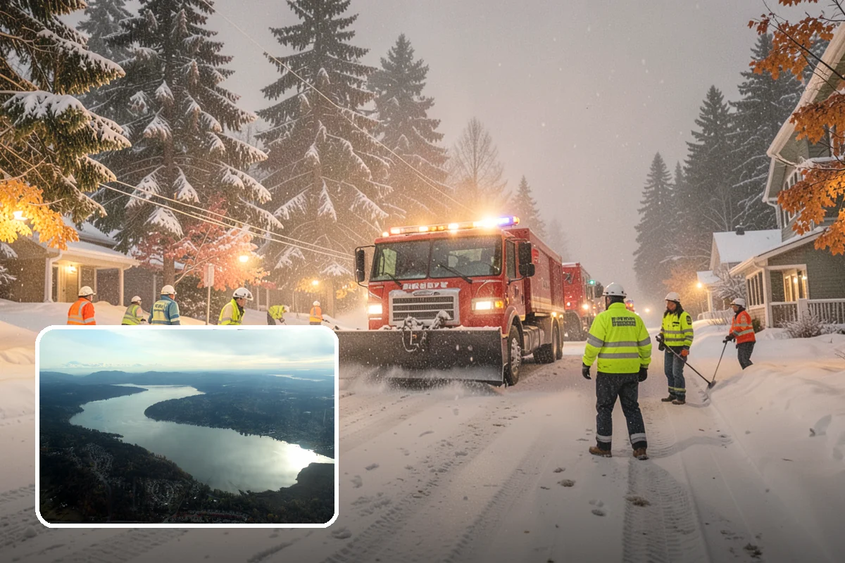 Asphalt Driveway Deicing in Sammamish, King County, WA - Breaks the black ice that forms on asphalt after sunset