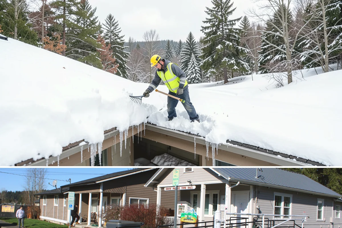 Asphalt Driveway Deicing in South Prairie, Pierce County, WA - Treat asphalt driveways during clear, cold nights after a thaw, the classic refreeze setup in the lowlands from December through...