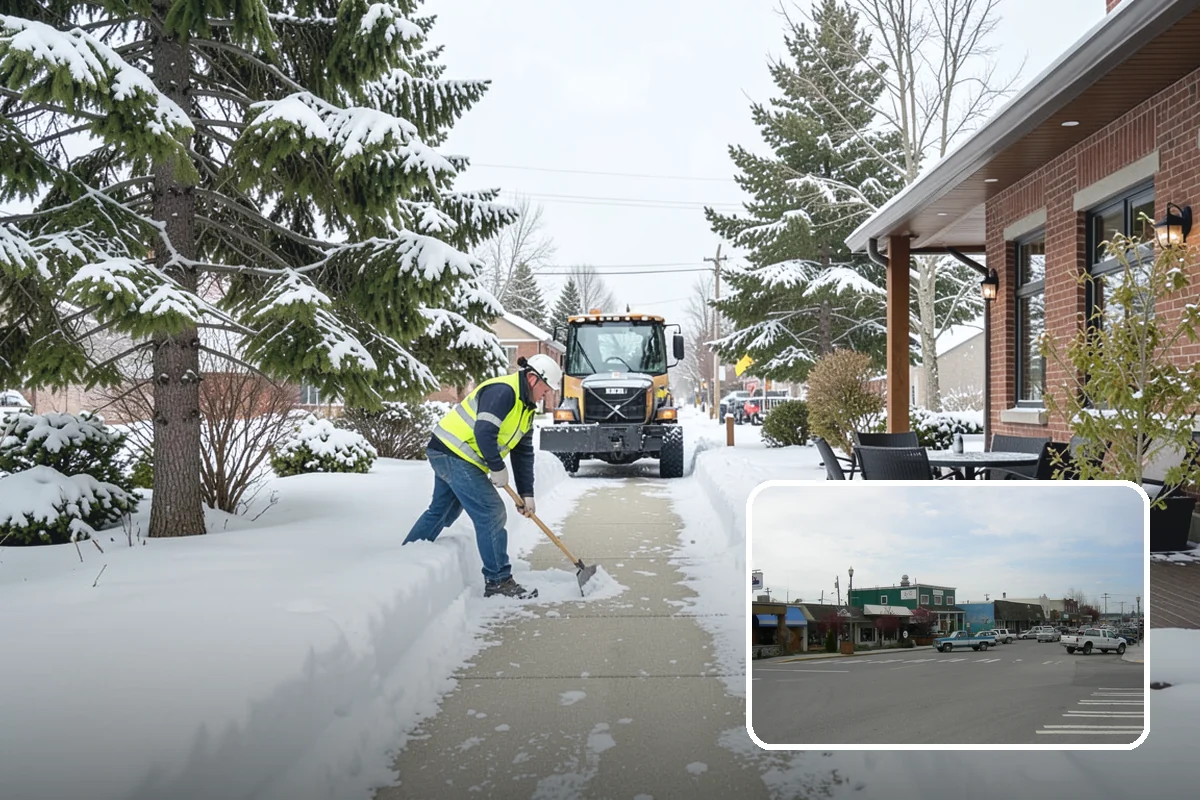Asphalt Driveway Deicing in Stanwood, Snohomish County, WA - Breaks the black ice that forms on asphalt after sunset