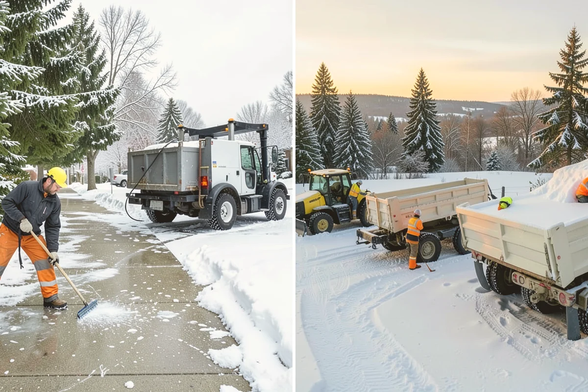 Asphalt Driveway Snow Removal in Algona, King County, WA - We clear snow down to the asphalt