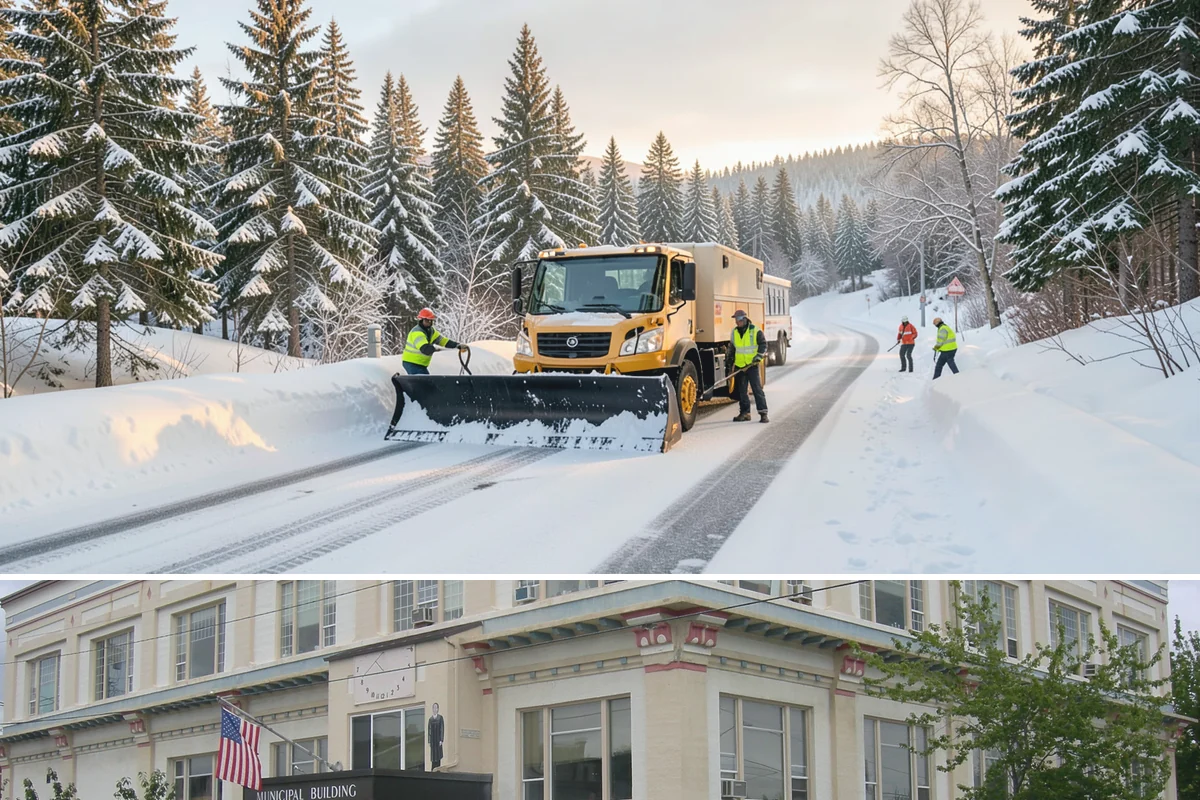 Asphalt Driveway Snow Removal in Anacortes, Skagit County, WA - Asphalt driveway service is most needed during the icy nights of midwinter.