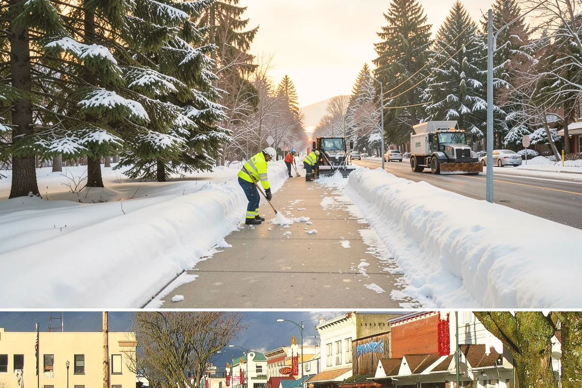 Asphalt Driveway Snow Removal in Arlington, Snohomish County, WA - Asphalt driveway service is most needed during the icy nights of midwinter.