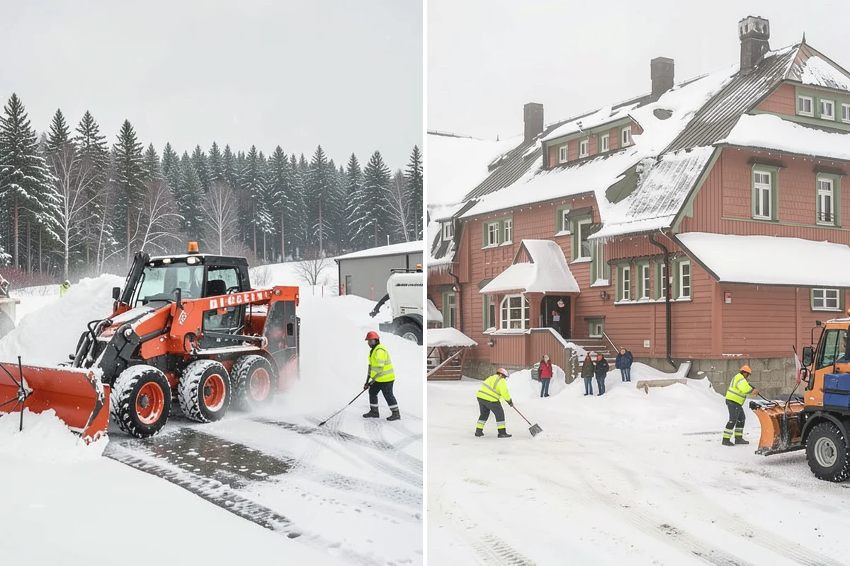 Asphalt Driveway Snow Removal in Black Diamond, King County, WA - We clear snow down to the asphalt