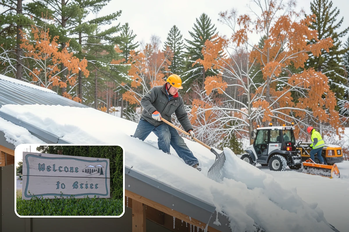 Asphalt Driveway Snow Removal in Brier, Snohomish County, WA - Clears fully to the asphalt surface