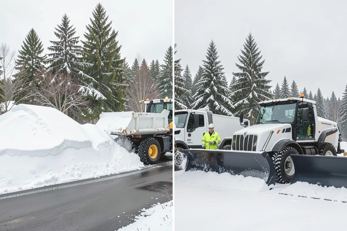Asphalt Driveway Snow Removal in Burlington, Skagit County, WA - We clear snow down to the asphalt