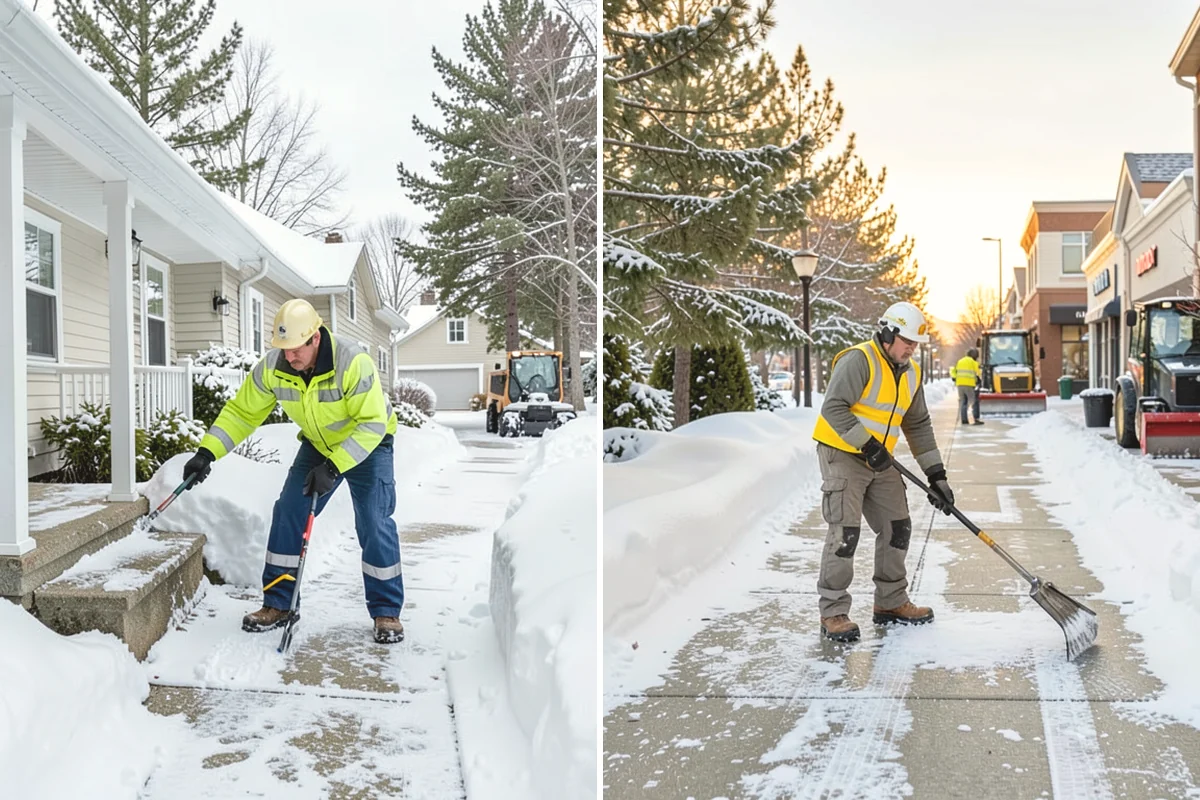 Asphalt Driveway Snow Removal in Carnation, King County, WA - We clear snow down to the asphalt