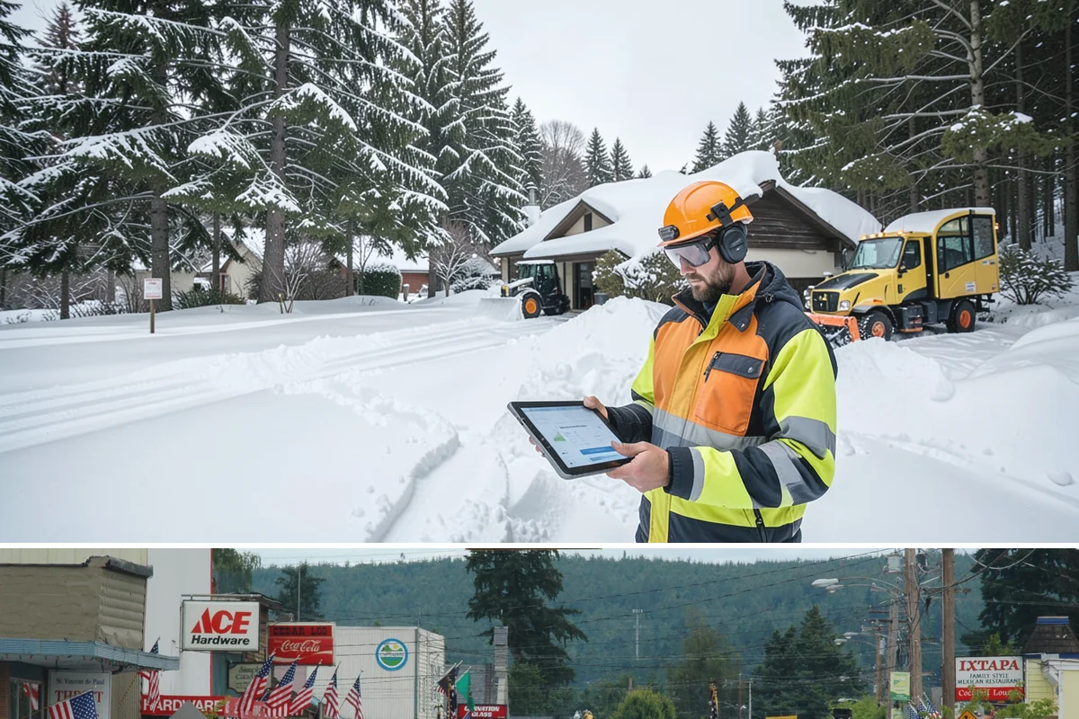 Asphalt Driveway Snow Removal in Carnation, King County, WA - Asphalt driveway service is most needed during the icy nights of midwinter.
