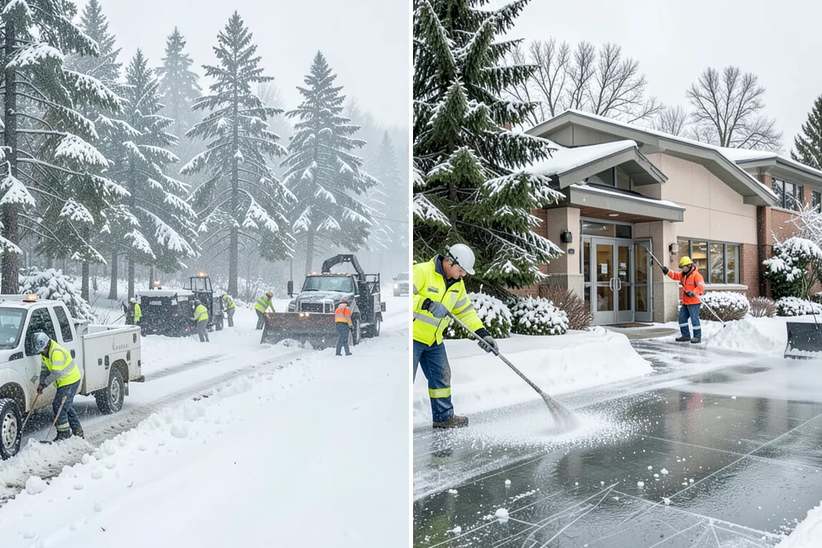 Asphalt Driveway Snow Removal in Concrete, Skagit County, WA - We clear snow down to the asphalt