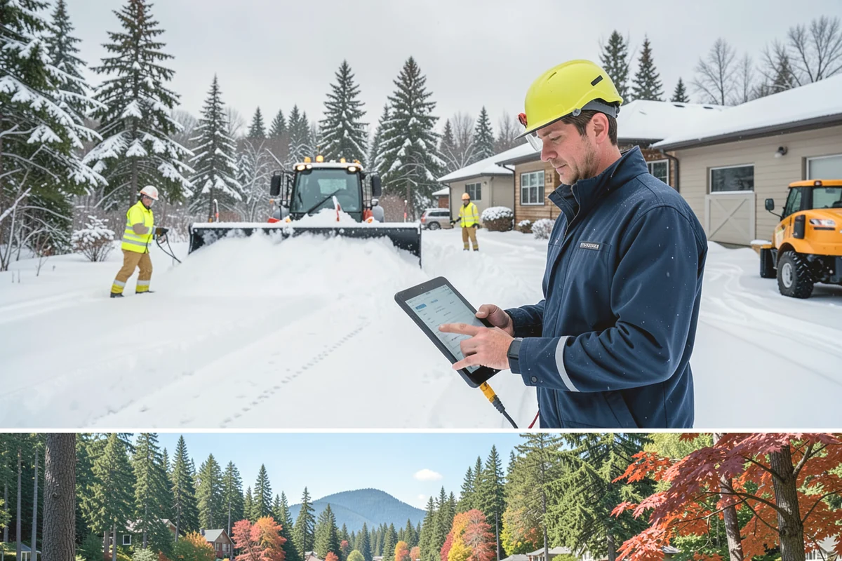 Asphalt Driveway Snow Removal in Covington, King County, WA - Asphalt driveway service is most needed during the icy nights of midwinter.