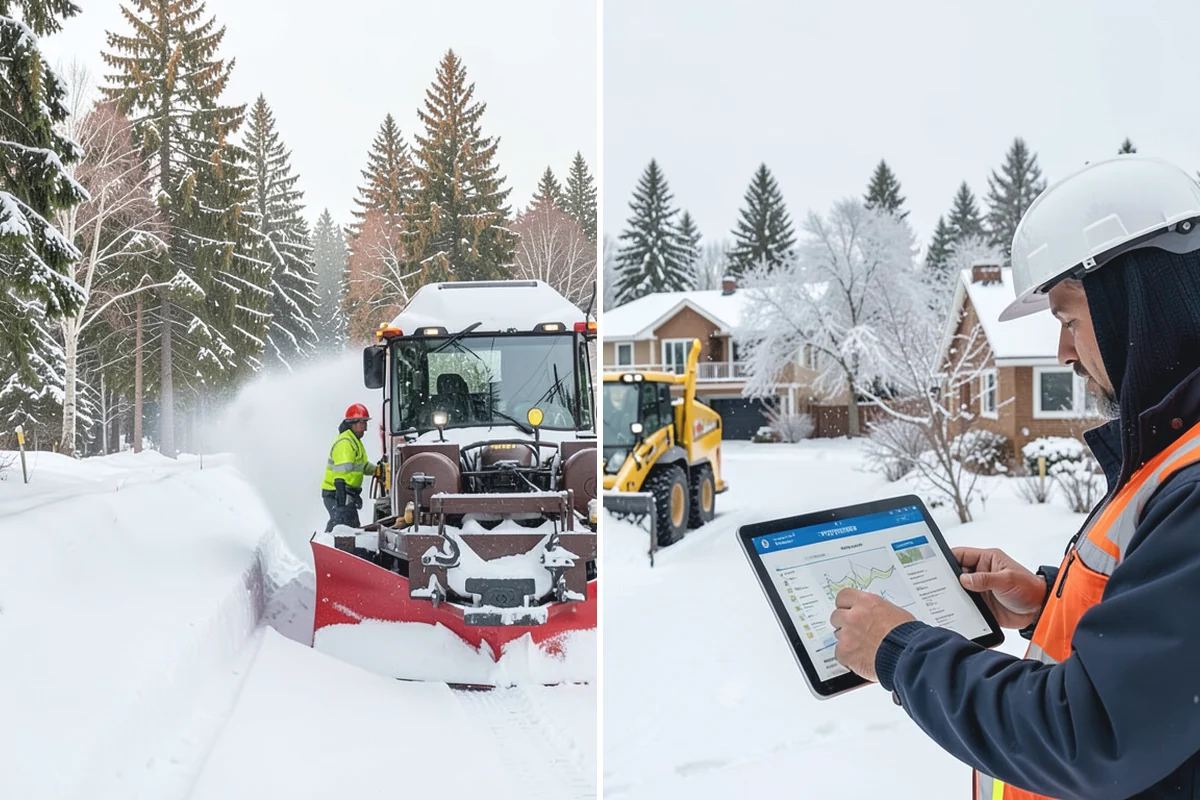 Asphalt Driveway Snow Removal in Des Moines, King County, WA - We clear snow down to the asphalt