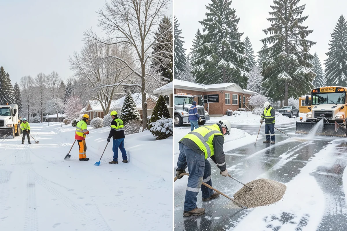 Asphalt Driveway Snow Removal in Duvall, King County, WA - We clear snow down to the asphalt