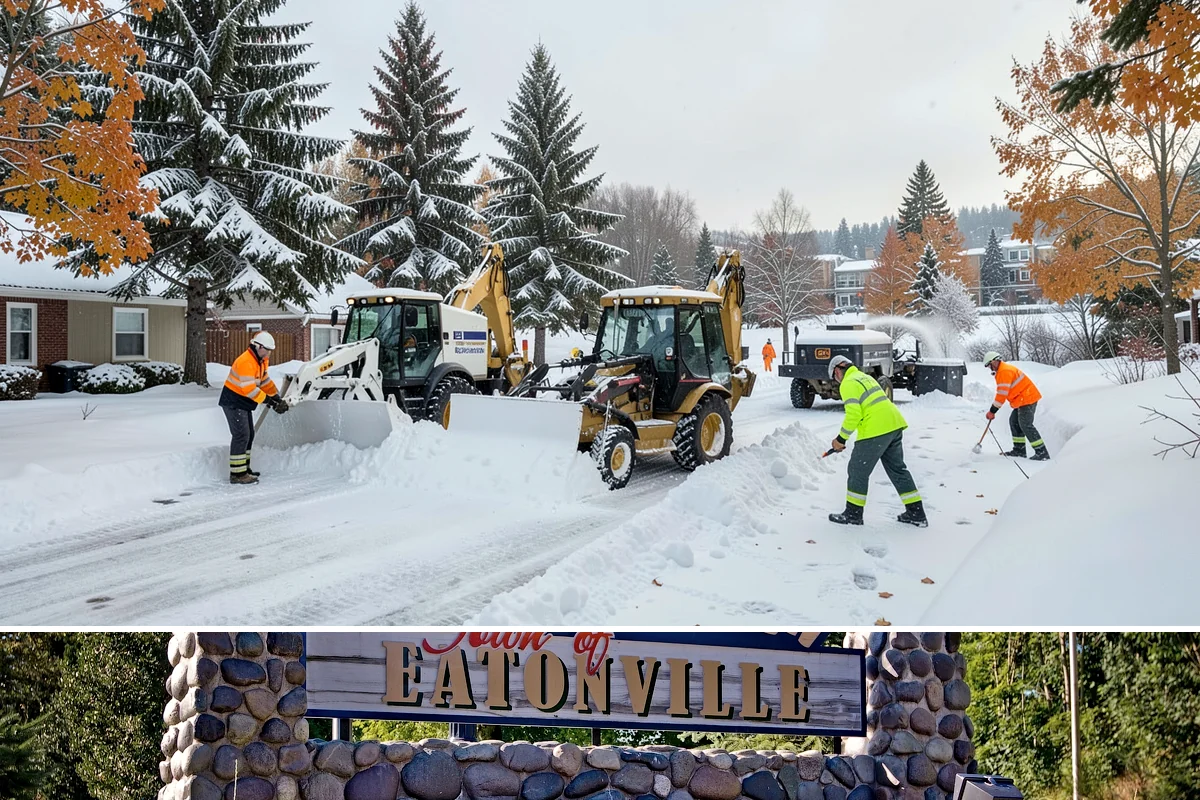 Asphalt Driveway Snow Removal in Eatonville, Pierce County, WA - Asphalt driveway service is most needed during the icy nights of midwinter.