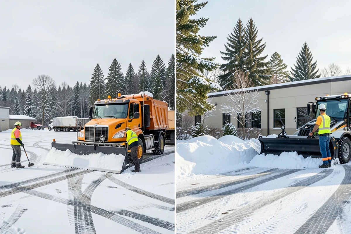 Asphalt Driveway Snow Removal in Enumclaw, King County, WA - We clear snow down to the asphalt