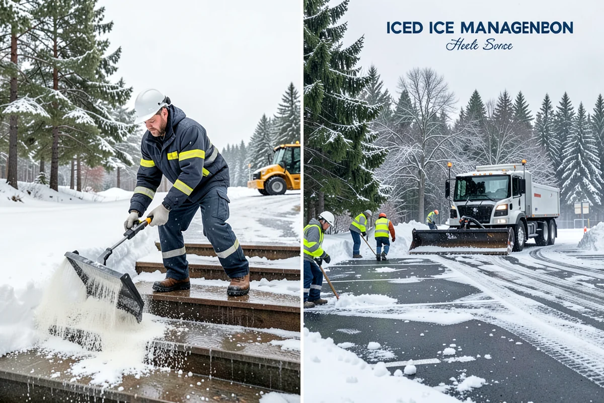 Asphalt Driveway Snow Removal in Federal Way, King County, WA - We clear snow down to the asphalt