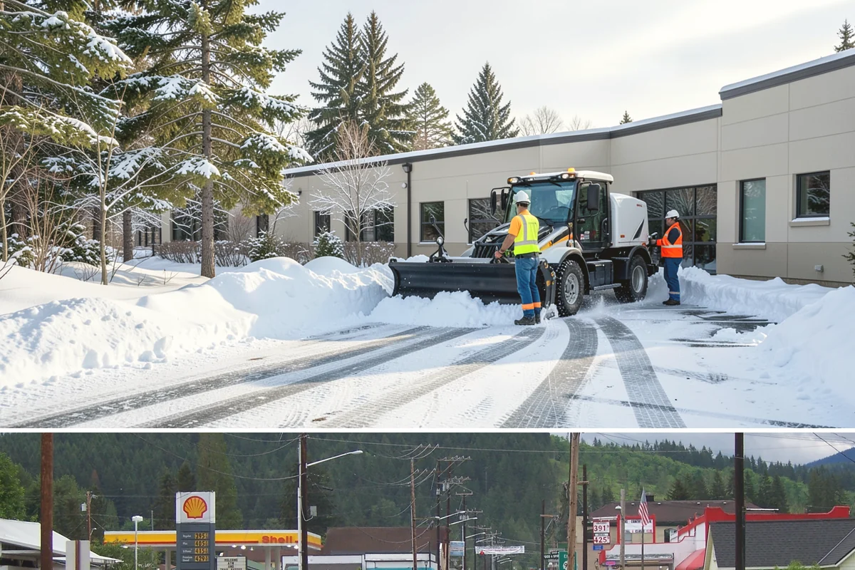 Asphalt Driveway Snow Removal in Granite Falls, Snohomish County, WA - Asphalt driveway service is most needed during the icy nights of midwinter.