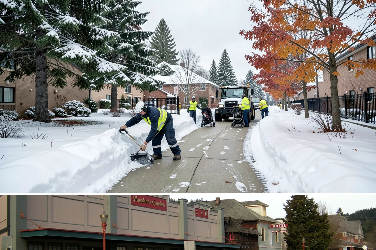 Asphalt Driveway Snow Removal in Issaquah, King County, WA - Asphalt driveway service is most needed during the icy nights of midwinter.