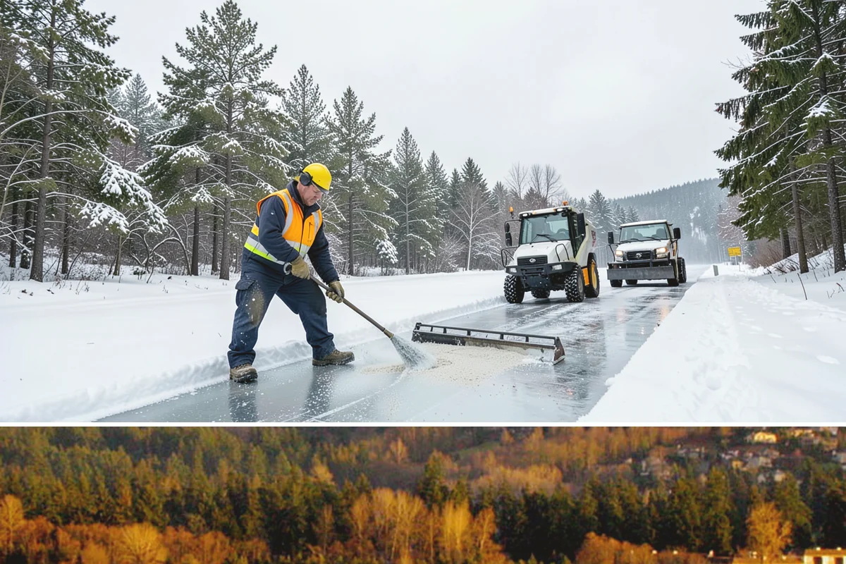 Asphalt Driveway Snow Removal in Kenmore, King County, WA - Asphalt driveway service is most needed during the icy nights of midwinter.