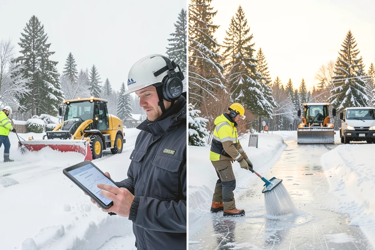 Asphalt Driveway Snow Removal in Lake Stevens, Snohomish County, WA - We clear snow down to the asphalt